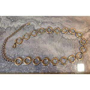 Made‎ in Spain Ring Link Belt Adjustable Chain 38"